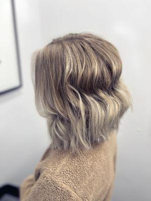 Short hair balayage