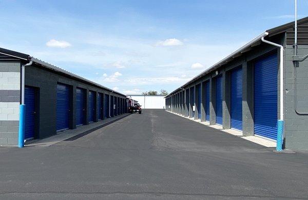 Drive up storage at Glacier West Self Storage at 330 Eastland Dr S, Twin Falls, ID 83301