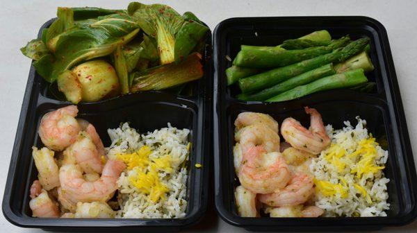 2 of my meals for this week, can you tell I like shrimp? Lol