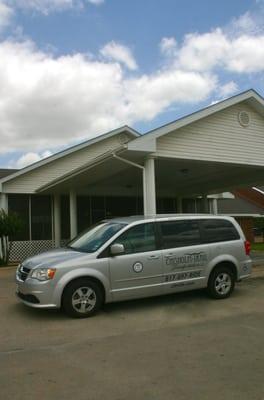 One of our late model minivans, wheelchair and ambulatory passengers welcome.