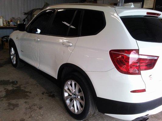 BMW X3 estimated b4 repair work