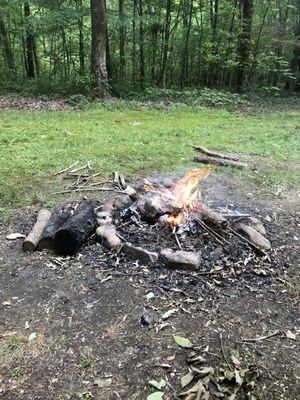 Nice night for s'mores