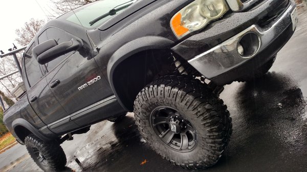 Wheels tires and fender flares