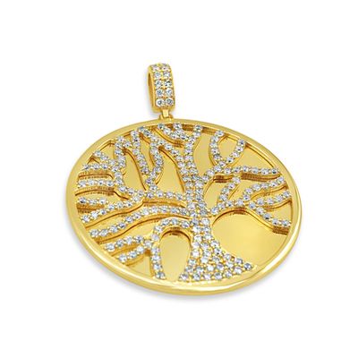 14K Gold Tree of life pendant