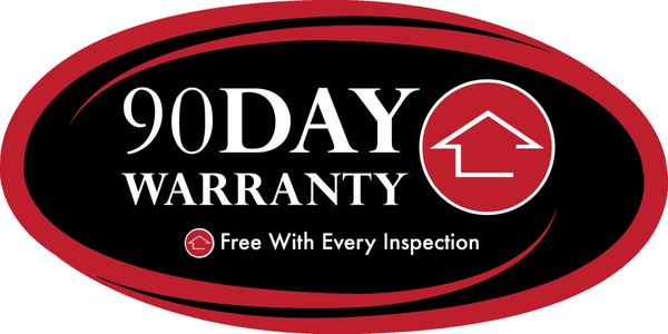 Free 90 day warranty with all of our inspections.