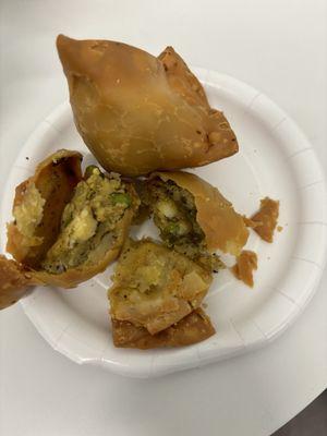 Veggie Samosa - good and spicy!