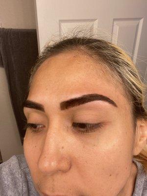 Eyebrow plus henna