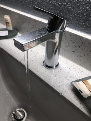 Sink faucet too close to sink