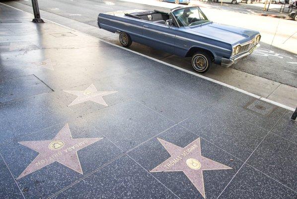 Lowrider by Walk of Fame in Hollywood