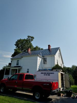 Metal roof restoration