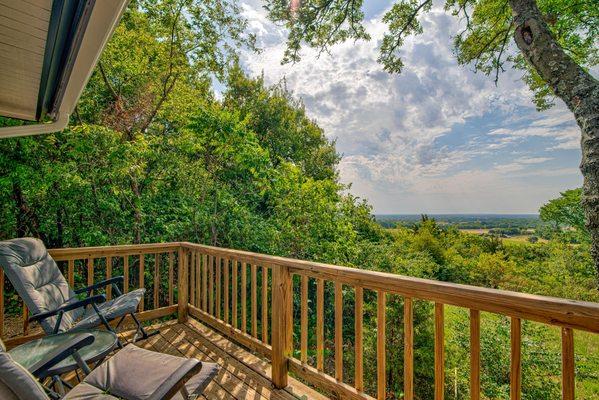 Patio view from a our select suites.