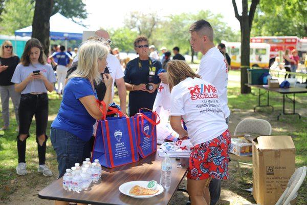 Our office supporting the local community by participating in the Saddle Brook Picnic!