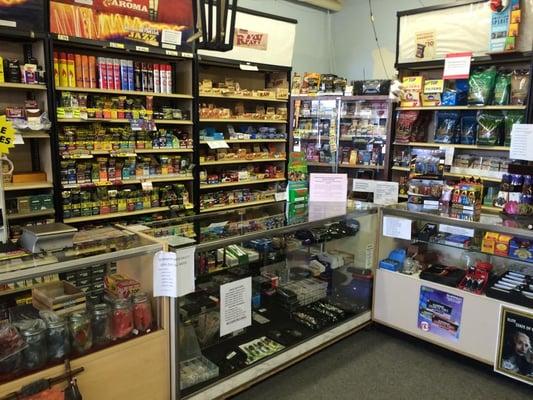 Cigarillos, wraps, papers, rollers, tobacco injectors, vape products & more!