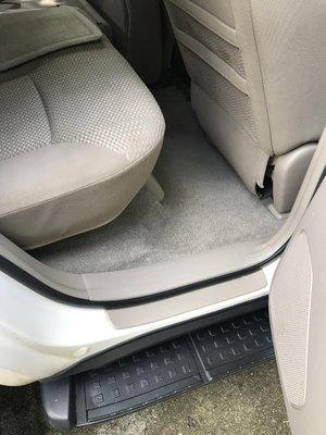 RestorFX did an amazing job getting the paint out of the seats, carpets and door frame!