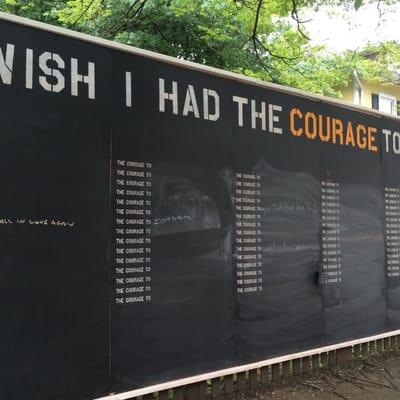 Courage Wall