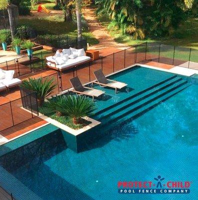 Enjoy our beautiful, best-in-class mesh pool fence.