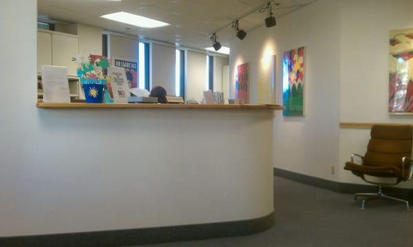 Reception area