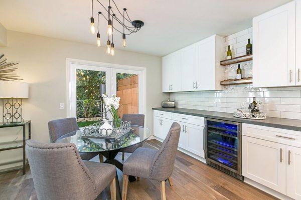 New kitchen and dining room