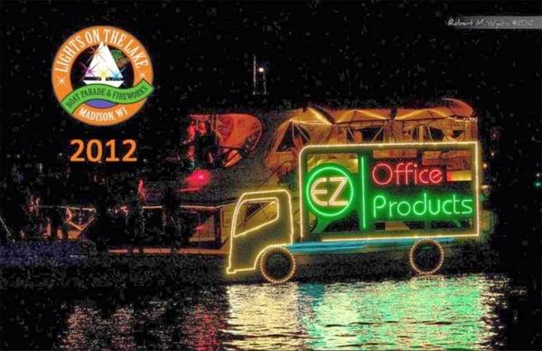 EZ Office Products loves to join the fun at the Boat Parade over Labor Day weekend