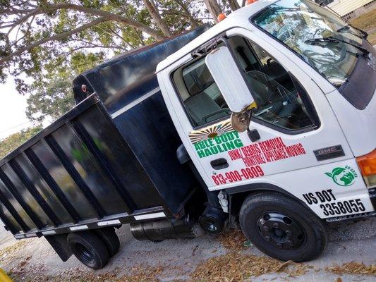 Able Body Hauling! Going Green Keeping The City Clean! Let us be the one to help you stay clean!