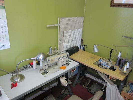 We have sewing machines on site to serve all your alteration needs!