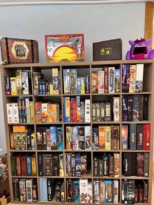 Additional shelf of games