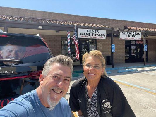 The immortal Cindy Keyes, part of the legacy of (IMO) the greatest family barbershop in So. Cal.