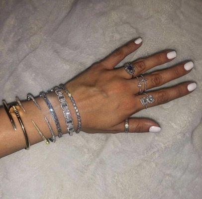 Bracelets and rings