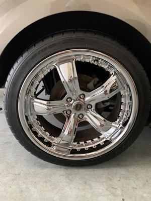 Wheel cleaning