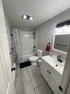 We offer full bathroom renovations!