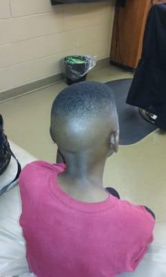 My son got his cut starting a high top..they did a GREAT JOB SMOOTH SHARP LINES