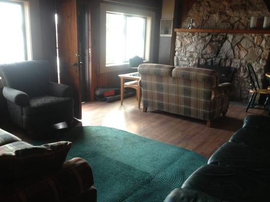 Interior of one of our cabins