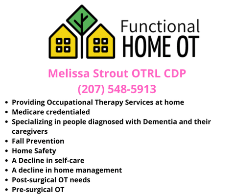 Mobile Occupational Therapy provided in your home. Serving the surrounding Bangor Maine area.