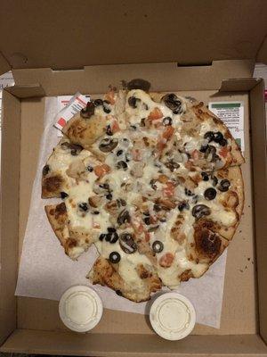 Build your own 12" pizza