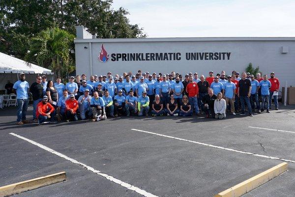 Tampa Team at Sprinklermatic University in Tampa, Florida