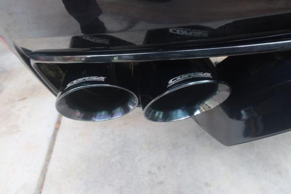 My Corsa Extreme muffler delete catback with AFM valves and black polished tips! My Favorite Sounding Mod!