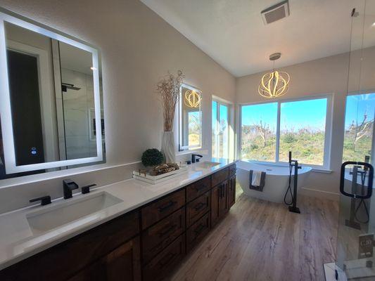 Master bathroom new construction / remodel