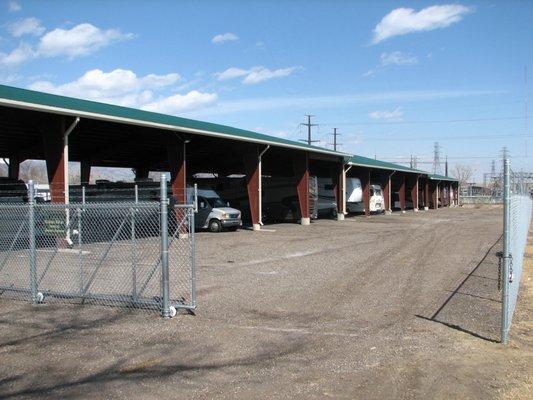 Covered RV, Boat, Truck or car Storage area