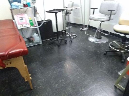 Our piercing and laser tattoo removal room. 1203 C Hargett St. Jacksonville, NC.