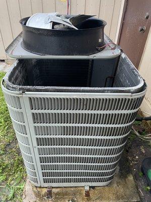 Condenser coil cleaning