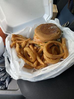 Double G's Cheeseburger Fries & Rings