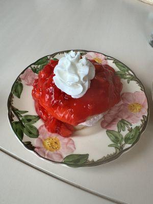 Strawberry cheese cake pancakes!