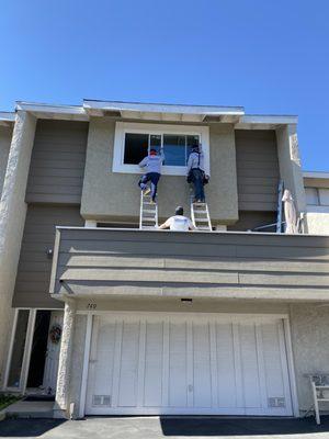 Installation of master window!