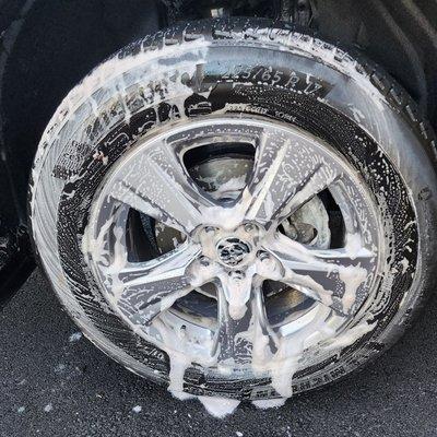 Foaming wheels.