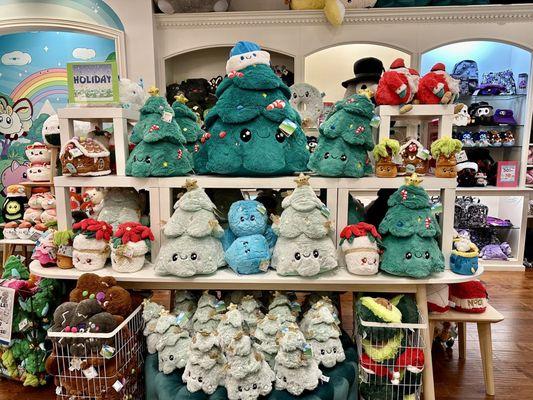 Holiday squishables.