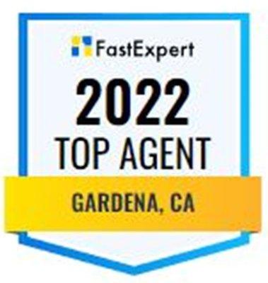 Voted a Top Agent in Gardena, CA in 2022.