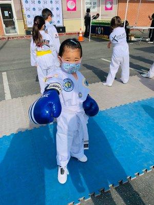 When my daughter started TKD