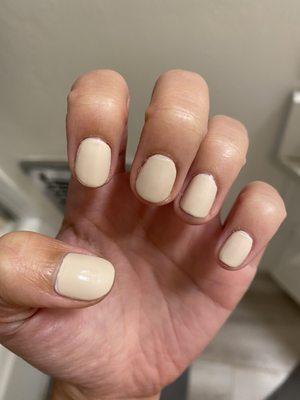 More uneven nails