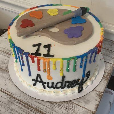 Artists palette cake