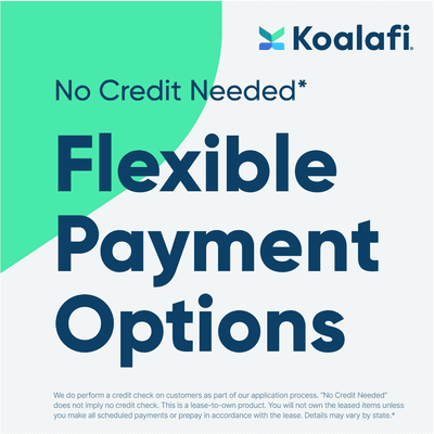 Financing Available - if AutoPass isn't working for you there is always Koalafi. Feel free to walk in and find out how you can sign up.